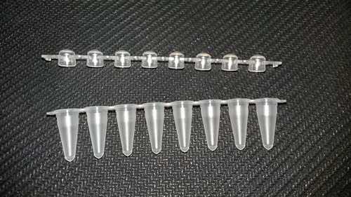 PCR microtubes 0.2ml (8-strips)