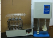 Kjeheldal Apparatus with digestion and distillation and filtration unit