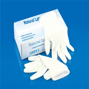 Examination glove latex