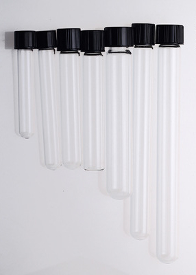 glass tubes with screw cap