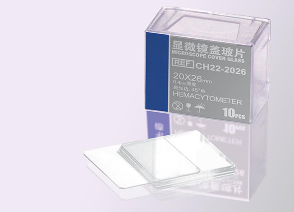 Counting chamber cover glass