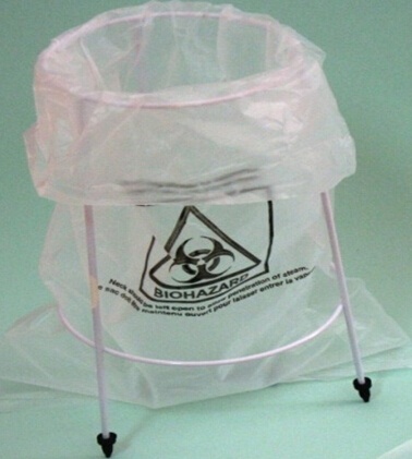 Autoclavable Biohazard Bags Rack